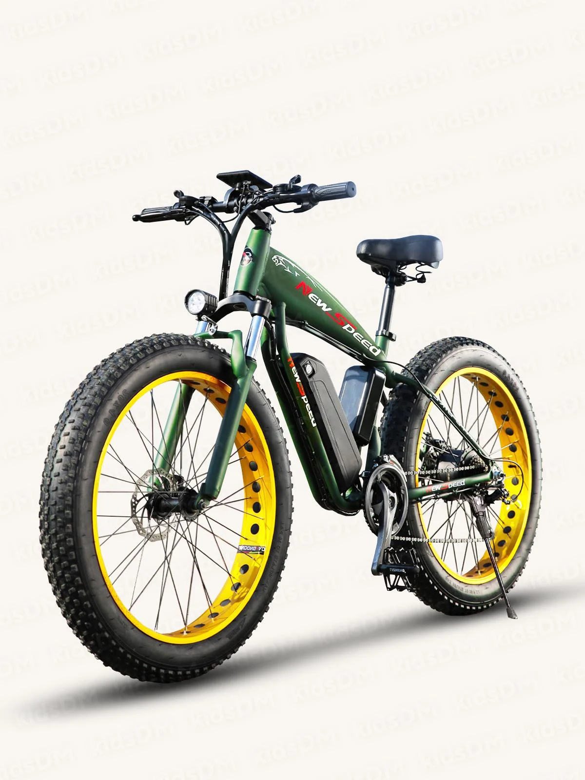 7d8998f7-37c1-43a3-8db1-bf523a75ef01 Електровелосипед New Speed 1000W 48V 17Ah (Хакі) - Зображення 1